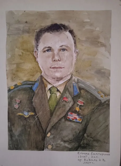 "Бескрайний космос" -выставка работ