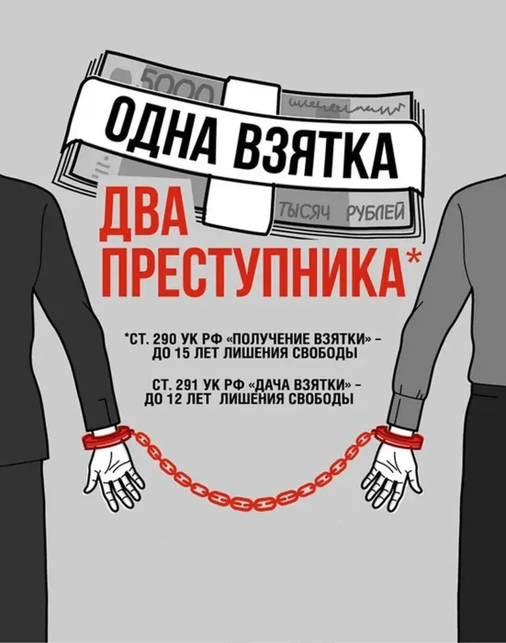 Одна взятка - 2 преступника