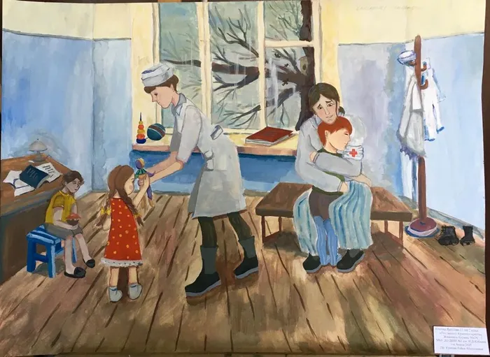 Подвиг дедов глазами детей" - выставка