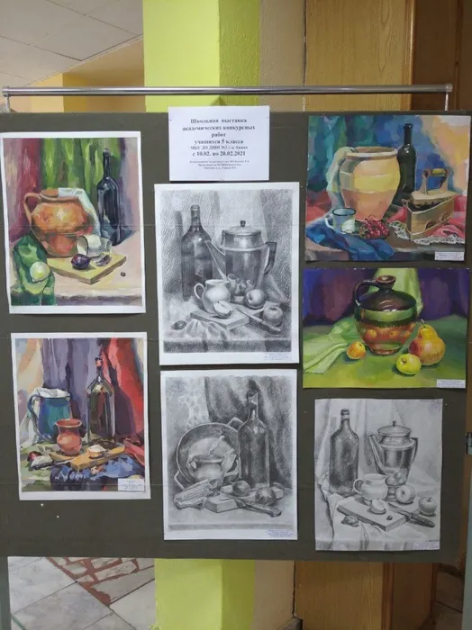 работы учащихся 5-го класса методического отделения "Изобразительное искусство"