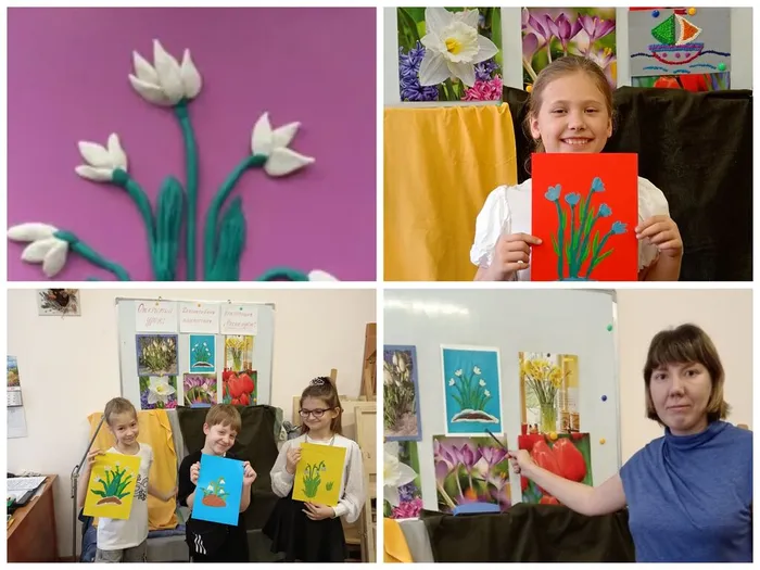 «Весна идёт» Открытый урок Гусева М.О.