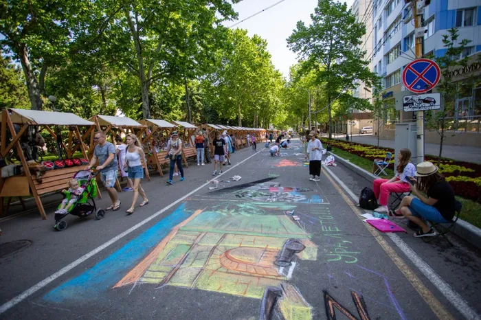 конкурс рисунков на асфальте